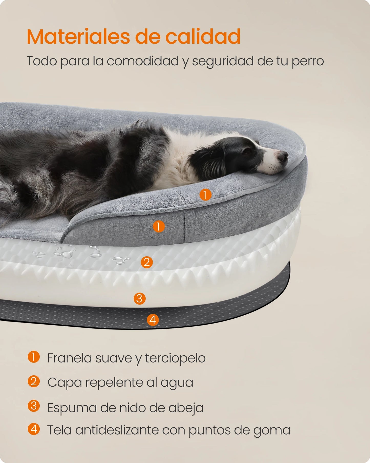 Feandrea Orthopedic Bed for Large Dogs