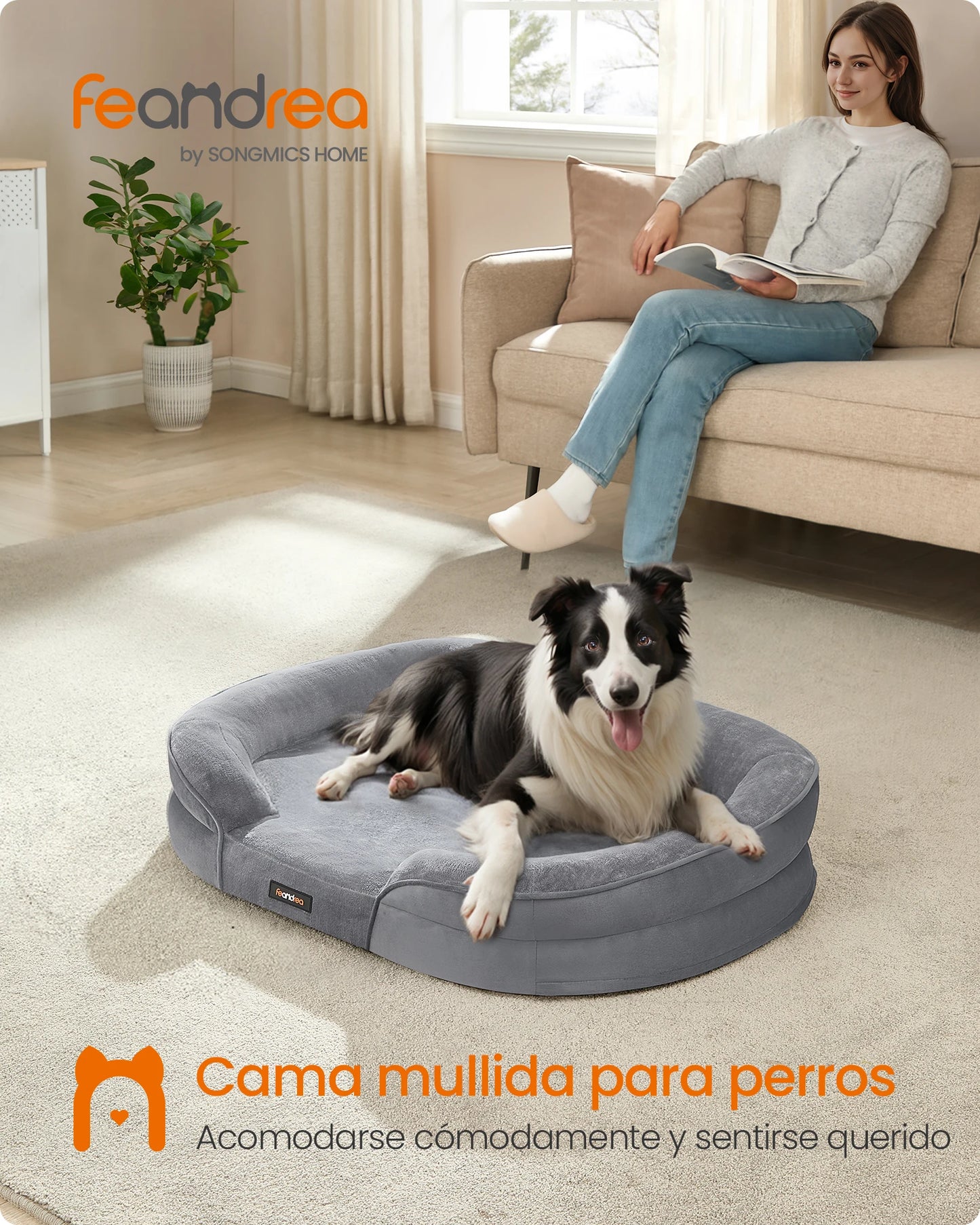 Feandrea Orthopedic Bed for Large Dogs