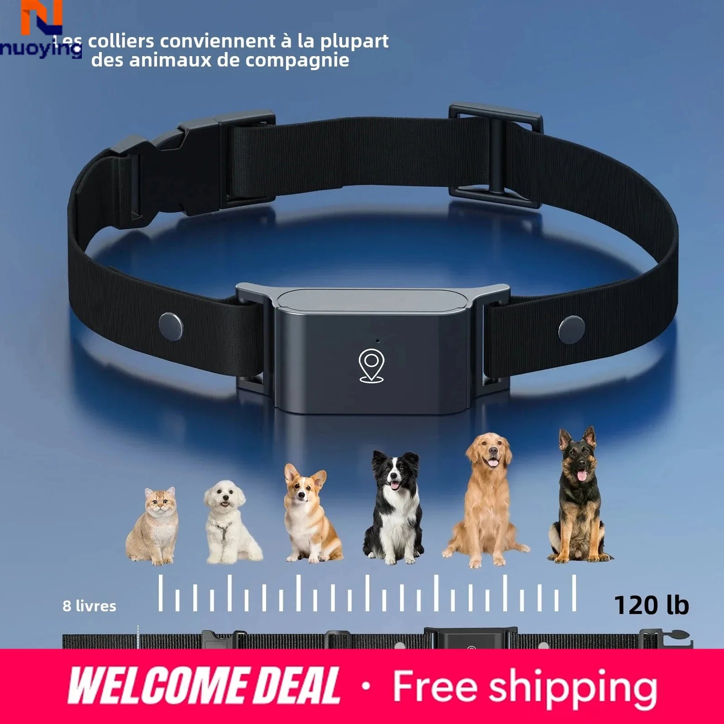 Collar GPS 4G Localizador para Perros y Gatos