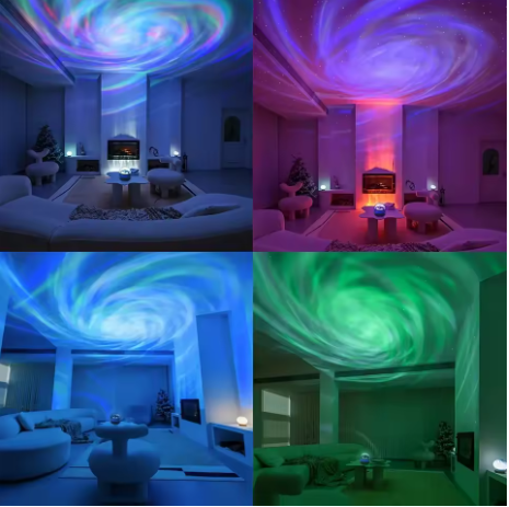 Proyector de Galaxia RGB con Luz de Estrellas y Mando a Distancia